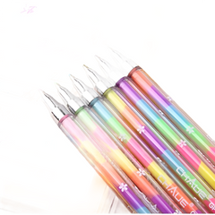 Kawaii Cute Highlighter Marker Stationary 6 Color Pen