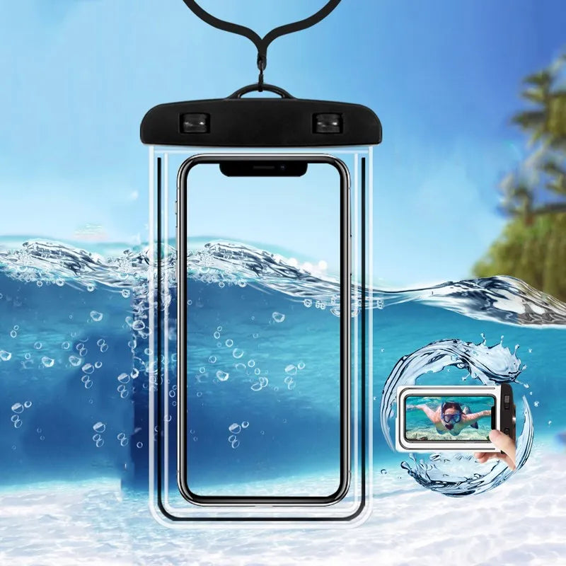 Mobile Phone Cover Water Proof Pouch Bag For iPhone 12 11 Pro Max 8 Plus Samsung Xiaomi