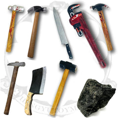 Realistic Halloween PU Foam Prop Weapons Tools Horror Costume Movie Props