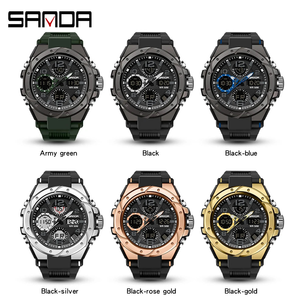 SANDA G Military Sports Watch