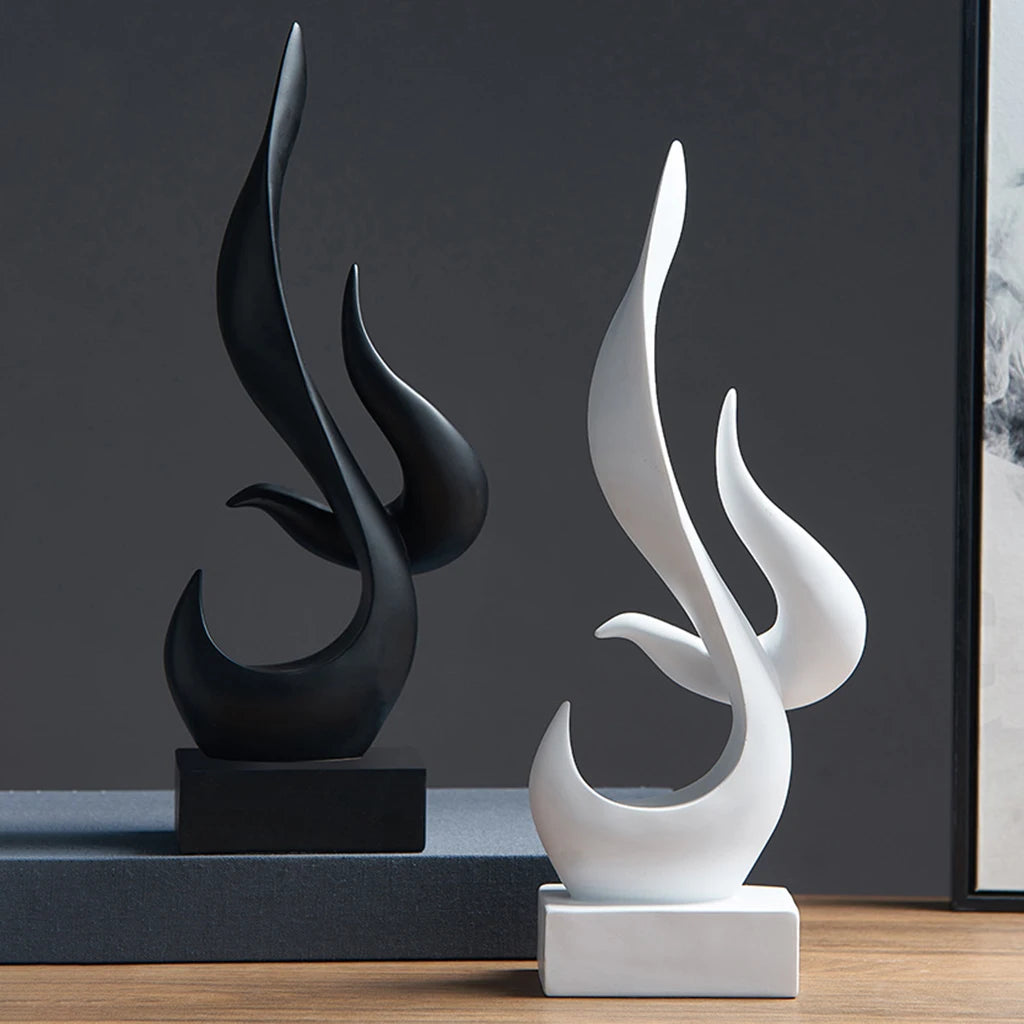 Abstract Sculpture Creative Figurine Living Room TV Shelf Modern Home Decor Office Ornament