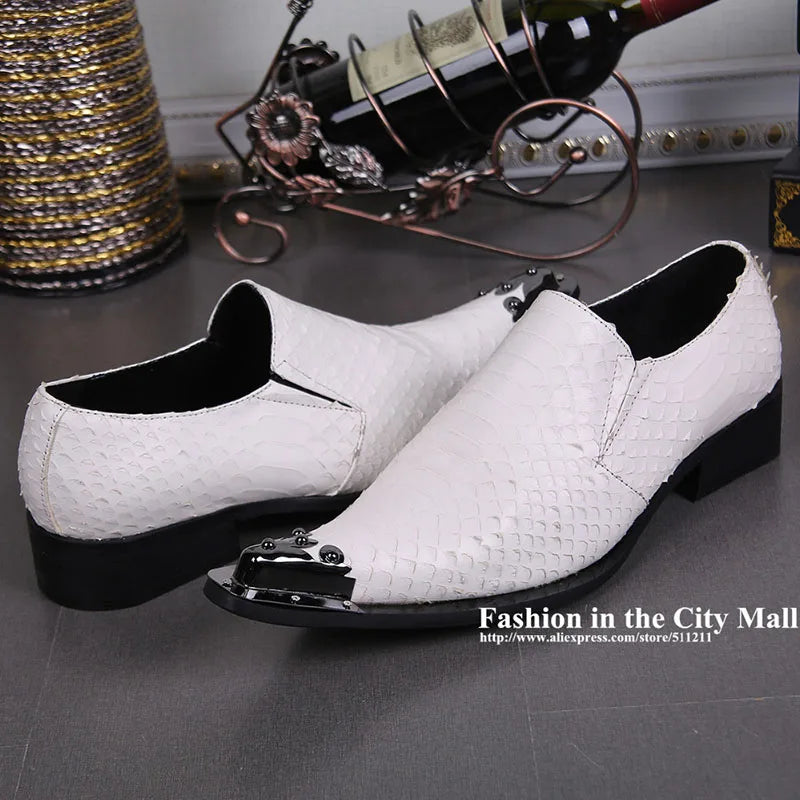 Fashion Pointed Toe Man Shoes Designer Leather Dress Shoes for Man