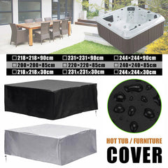 Universal Hot Tub Dust Cover Cap Waterproof UV Proof All-Weather Spa Cover Cap