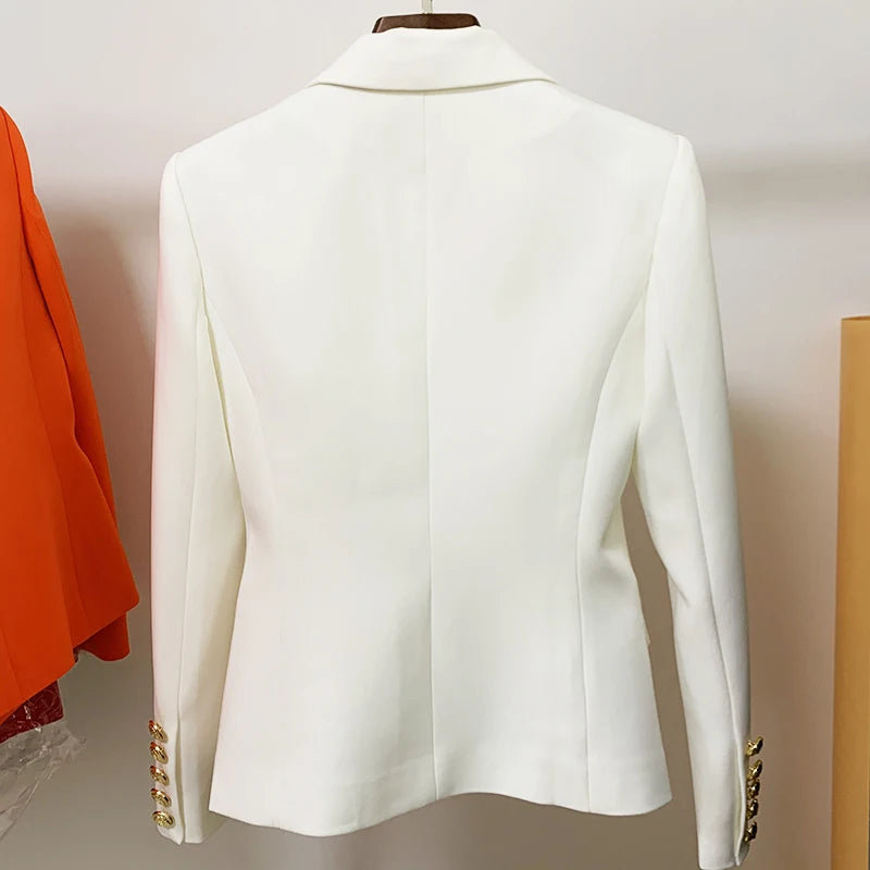 HIGH QUALITY New Fashion Runway Star Style Jacket Women's Blazer Outerwear