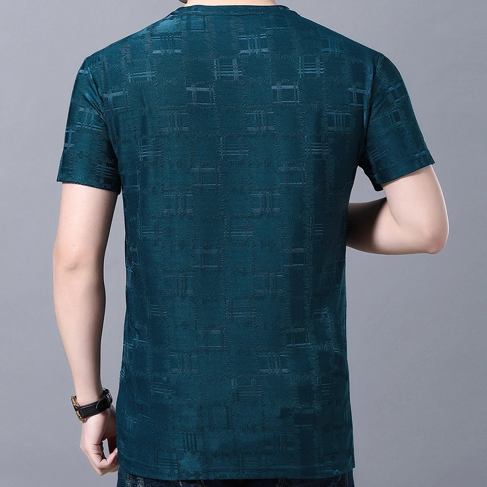 Casual Short Sleeve T Shirt Men Tshirt Summer Men's Clothing