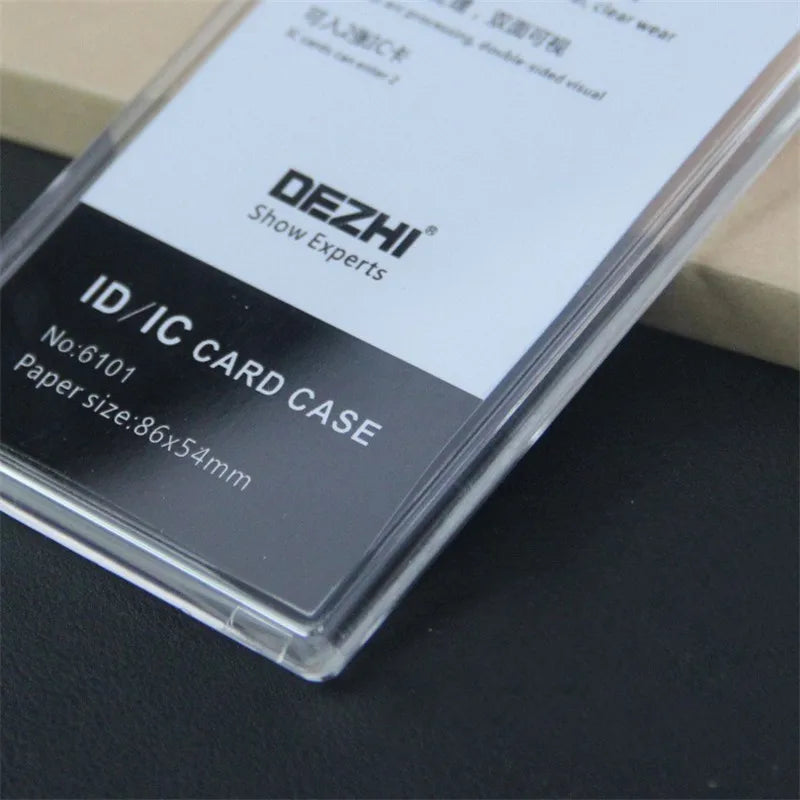 ID Card Holder Keychain Desk Accessories