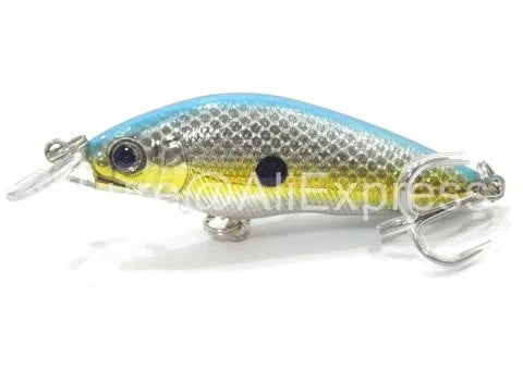 Swimming Action Short Body #6 Hook Insect Bait Fresh Water 3D Hard Eyes M583