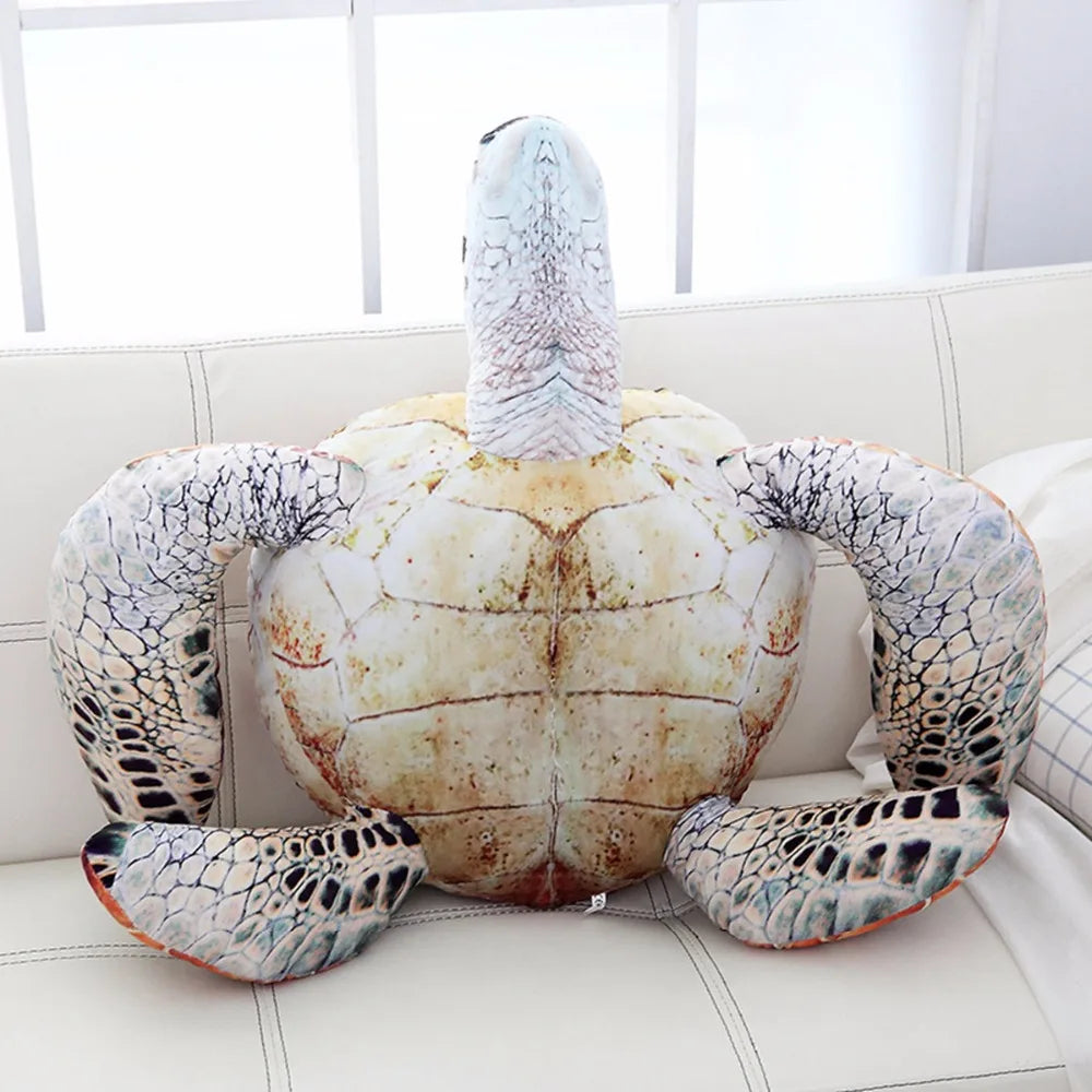 1pc 20cm Lovely Ocean Sea Turtle Plush Toys Soft Tortoise Stuffed Animal Dolls Pillow Cushion