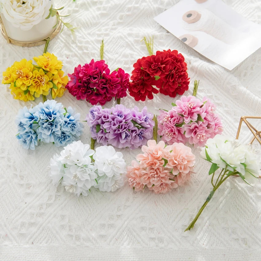 Artificial Flowers Bouquet Stamen Wedding Party