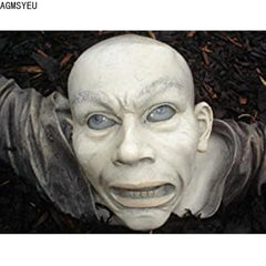 Halloween Horror Crawler Resin Crafts Garden Decoration Swamp Zombie Outdoor Garden Statue Decoration