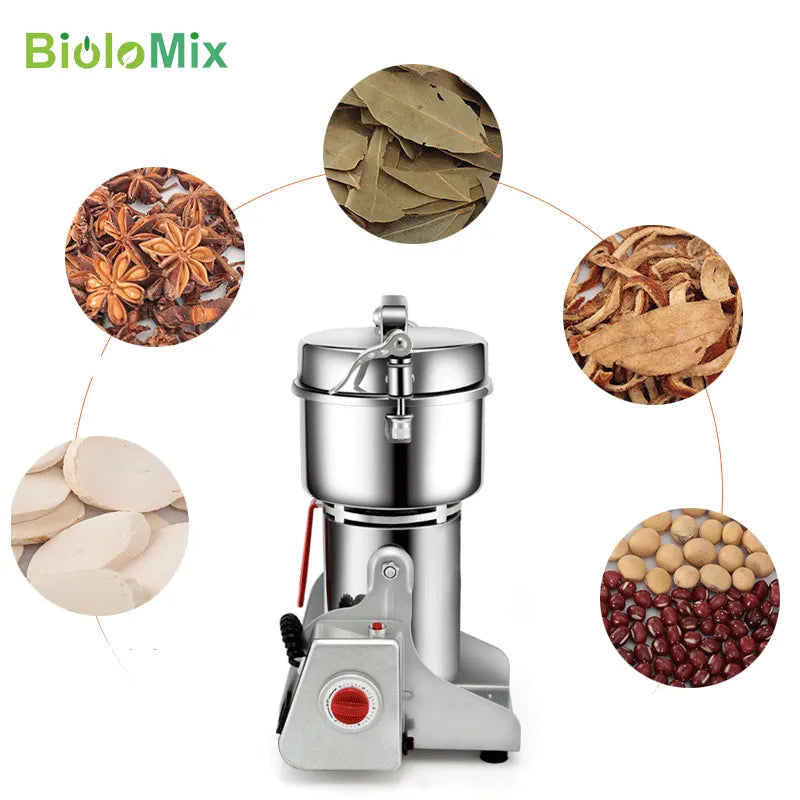 Grains Spices Herbals Cereals Coffee Dry Food Grinder Mill Grinding Machine