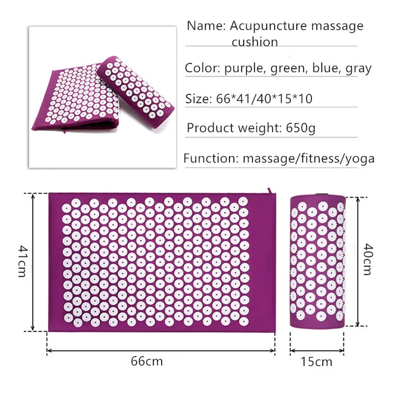 Massager Yoga Mat Cushion acupressure Massage Mat Sets