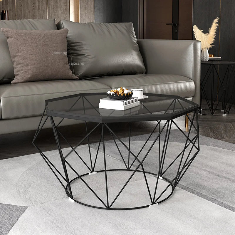 Nordic Wrought Iron Coffee Tables Furniture Living Room Bed