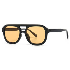 Yellow Women's Sunglasses New Trendy Pilot Sunglasses