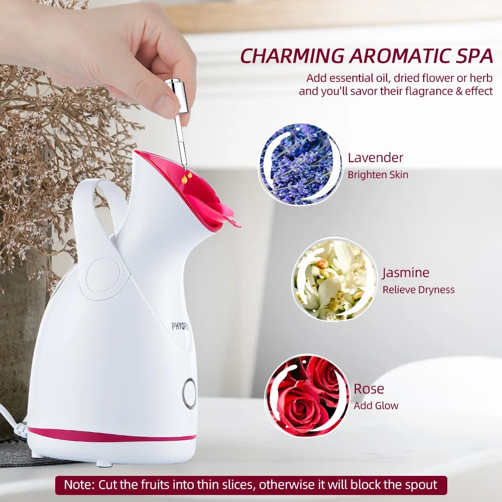 Face Steamer Nano Steam Hot Compress Heating Sprayer Skin Moisturizing Humidifier