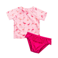 Wishere Two Piece Swimsuit Kids Girl's Beach Wear