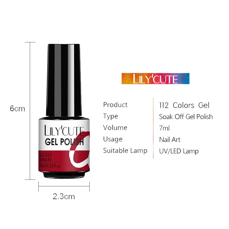 Gel Nail Polish Bright Color Nail Gel Semi Permanent UV Varnish Manicure Soak Off Top Base