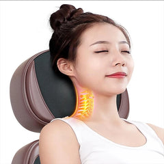 Electric massager neck lumbar back shoulders multi-function body vibration kneading chair