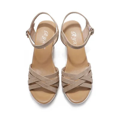 Women'S Heel Summer Shoes Female Wedge Heel Woman Sandals