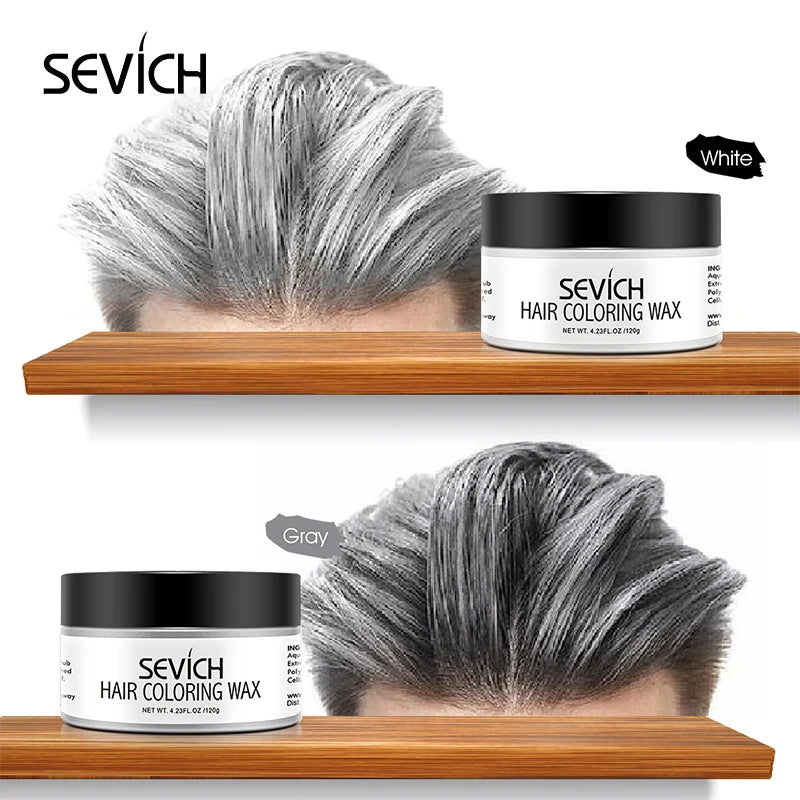 120g Color Hair Wax Styling Hair Dye Clay