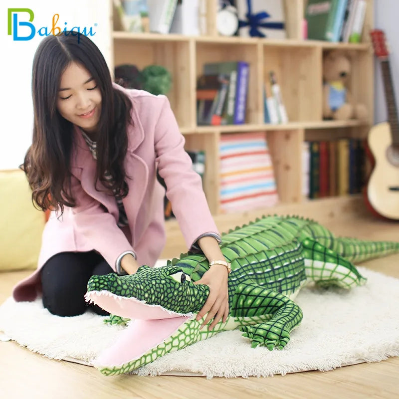 Stuffed Animal Real Life Alligator Plush Toy Simulation Crocodile Dolls Kawaii Ceative Pillow for Children