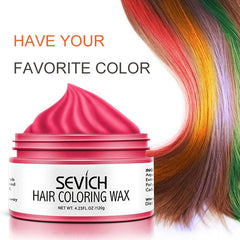 120g Color Hair Wax Styling Hair Dye Clay