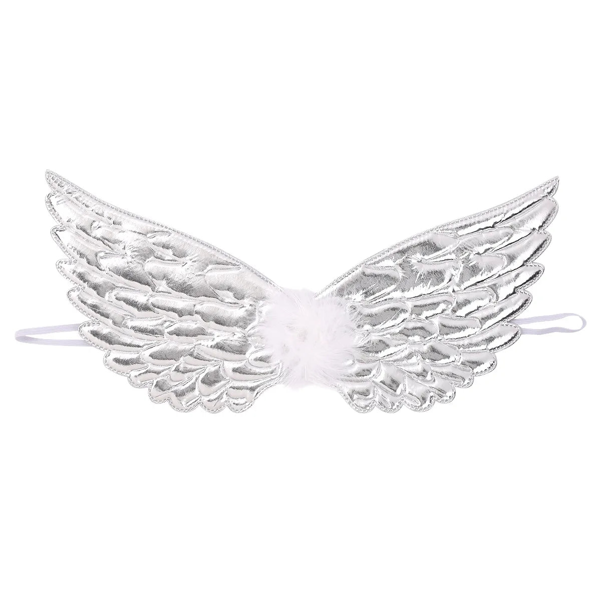 Kids Children Halloween Cosplay Angels Costume Lightweight Angel Wings Masquerade Party Stage Performance Fancy Dress Photo Prop