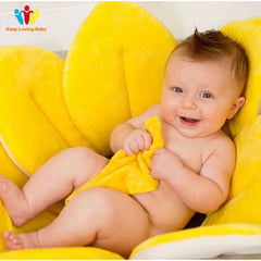 Baby Bath Blooming Flower Newborn Bathtub Foldable Lotus Shape Cushion Skin Bath Pad