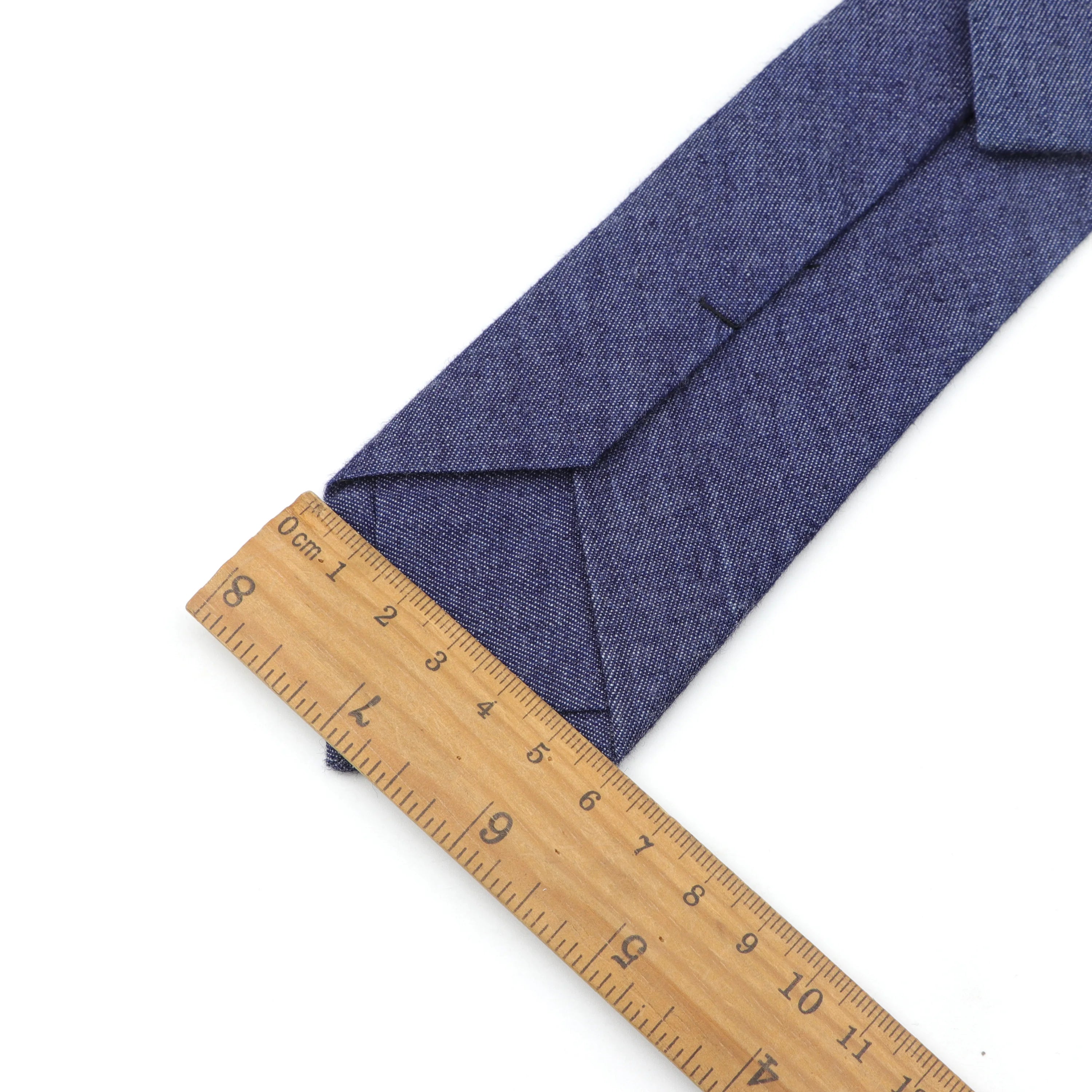 Tie&Clip Set Fashion 6cm Solid Color Linen/Cotton Necktie Bright Ties Pin Clips