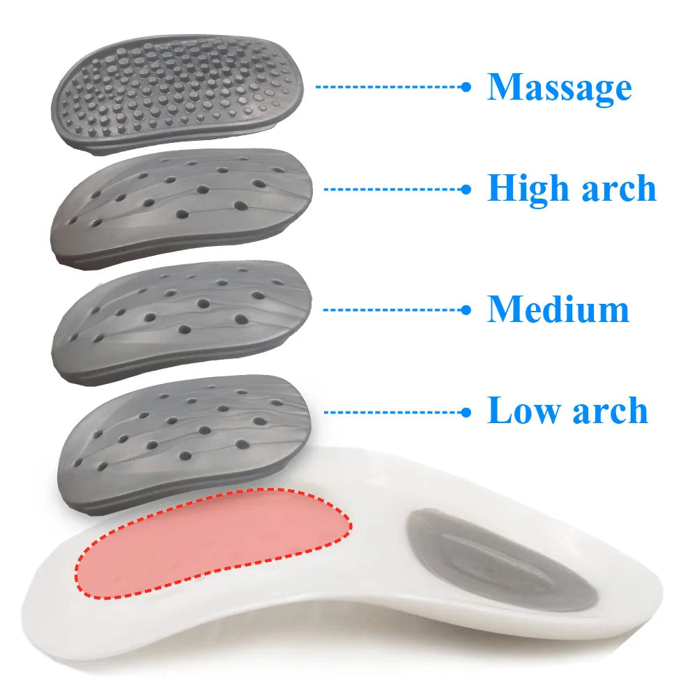 Flatfoot Orthotics Cubitus Varus Orthopedic Insoles Feet Pads Care