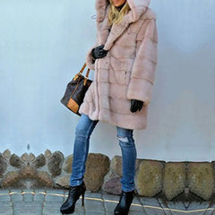 Large Fur Collar Hooded