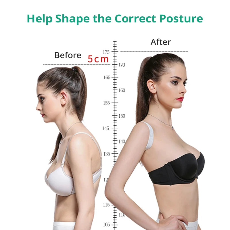 Back Posture Corrector Clavicle Back Support Correction Back Straight Shoulders Brace Strap with Velcro for Adult Children