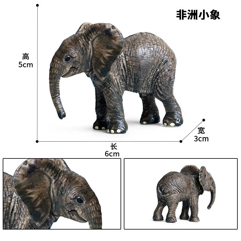 Mammoth Figure Elephant Wild Animal Simulation Toys