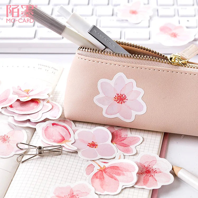 Mohamm Japanese Cherry Blossoms Planner Flower Diary