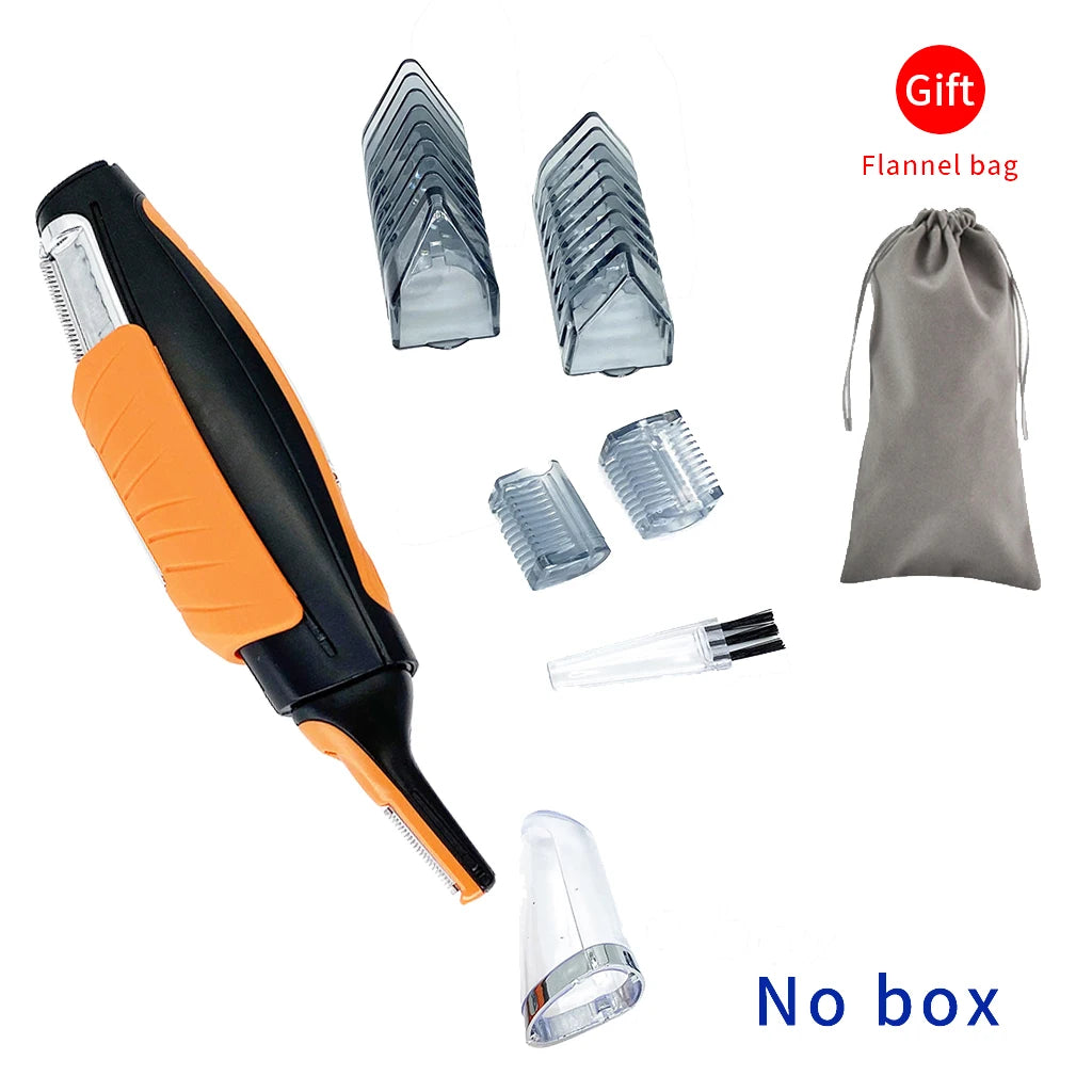 Micro Precision Hair Trimmer Multi-Function Electric Portable Shaver LED Light Shaving Razor