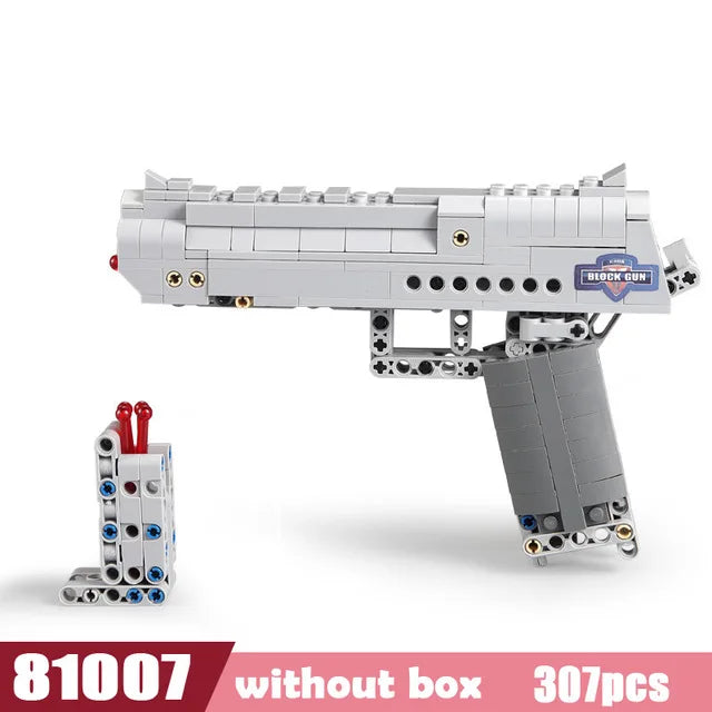 MOULD KING Creative  Desert Eagle Pistol Weapon SWAT Gun 98K MP5 Building Blocks Bricks