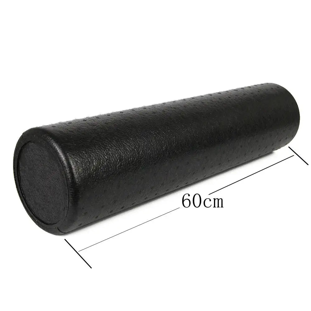 Black Long Massage Yoga Column EPP Extra Firm High Density Foam Roller for Muscle Recovery