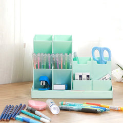 Large Capacity Cute Pen Holder Desk Accessories Pencil Storage Box Desktop Organizer Stand Case School