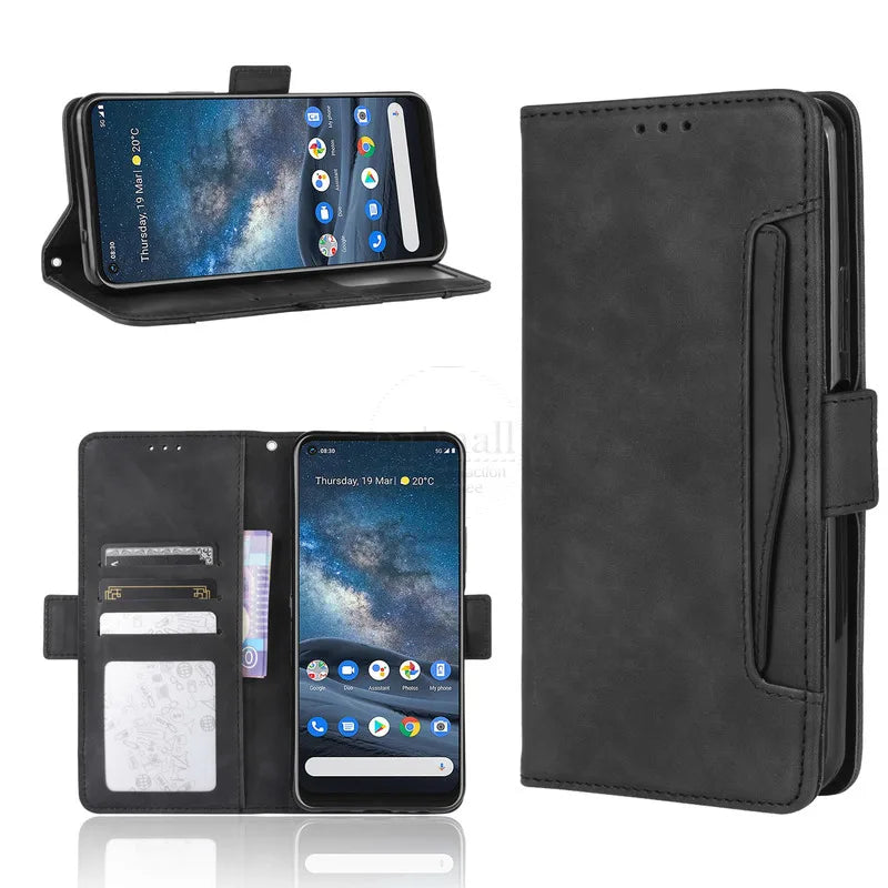 For Nokia 8.3 5G Wallet Case Magnetic Book Flip Cover For Nokia 8.3