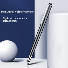 Vandlion V10 32GB Digital Voice Recorder Pen 64G 128GB Audio Recording WAV 192Kpbs Rechargeable Sound Dictaphone