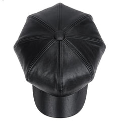 Adjustable Faux Leather Hats for Party