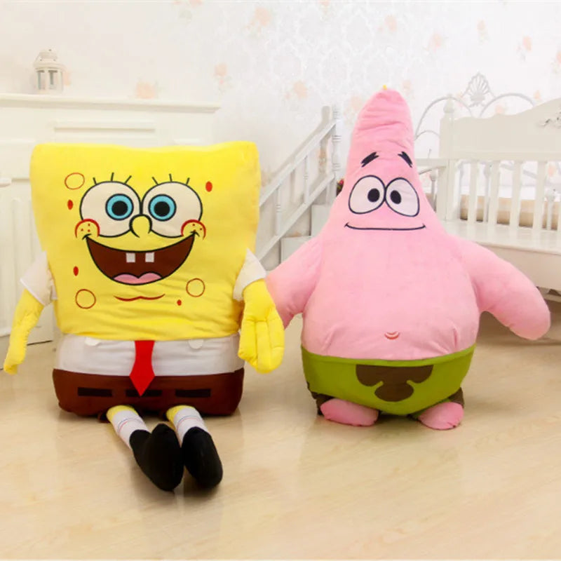 Soft Plush Animal Sponge Starfish Plush Stuffed Toy Kawaii Cartoon Doll Cotton Pad Birthday Xmas Gifts