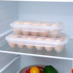 Egg Storage Box Egg Tray with Lid Kitchen Refrigerator Egg Box