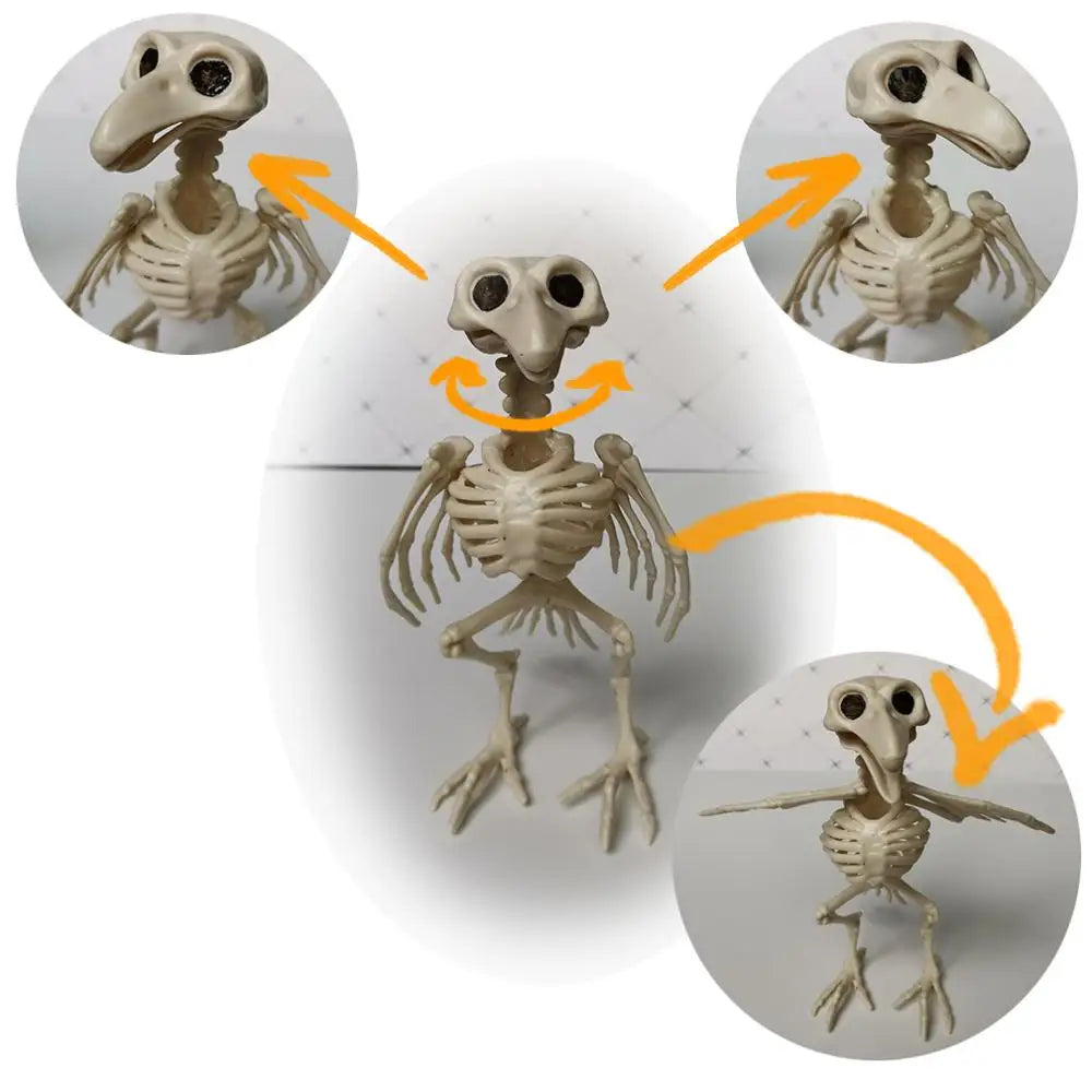 Halloween Animal Skeleton Bones, Horror Ornaments, Creepy Decoration