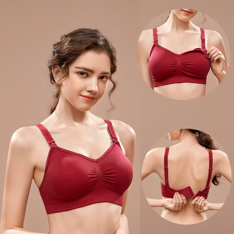 Emotion Moms Maternity Sport Wear Breastfeeding Nursing Bra Women Lady Pregnant Milk Feeding Clothes