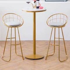 Bar stool modern wrought iron household furniture simple high stools
