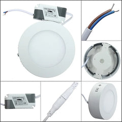 DC12V/24V 9W/15W/25W Led Ceiling Light Surface Mounted Led ceiling light+ LED Driver LED indoor light Free shipping