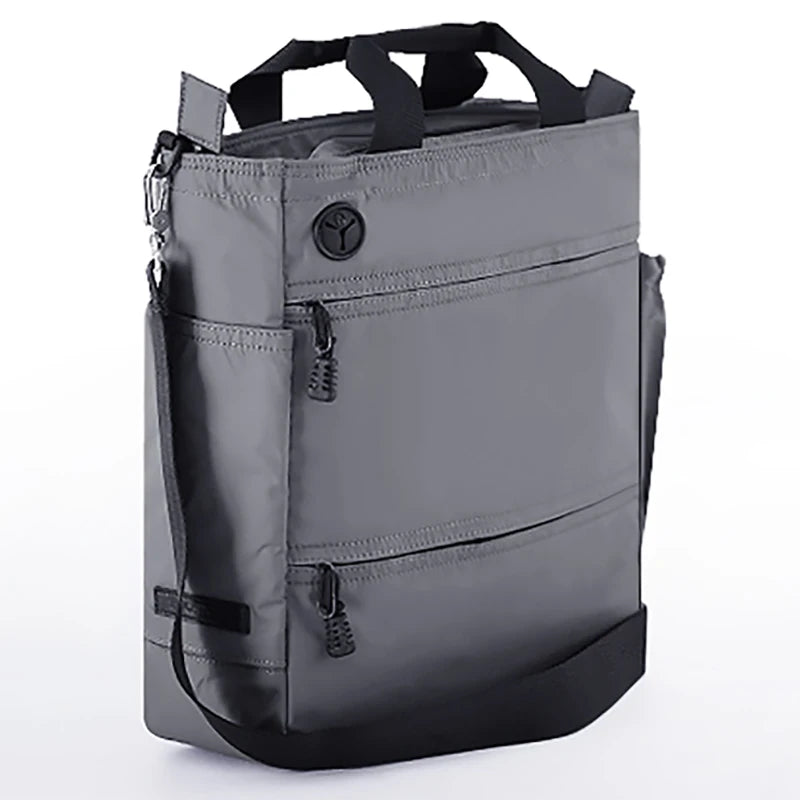 Men's Shoulder Bag Casual Large Capacity Portable Briefcase Vertical Male Messenger Bag