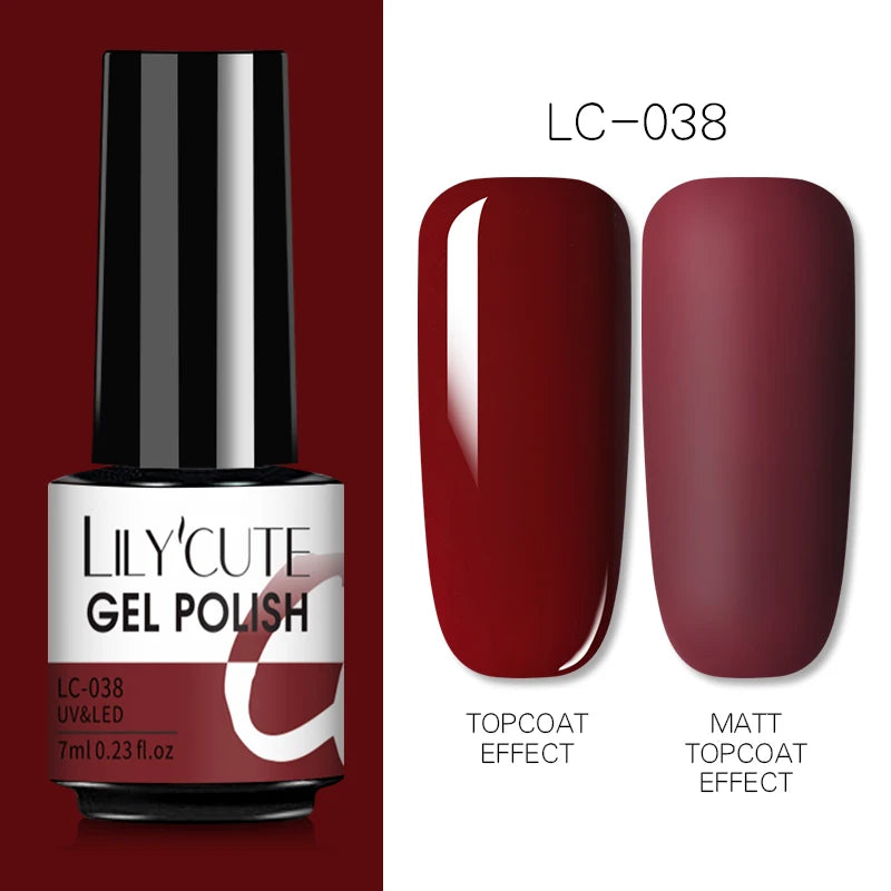 Gel Nail Polish Bright Color Nail Gel Semi Permanent UV Varnish Manicure Soak Off Top Base