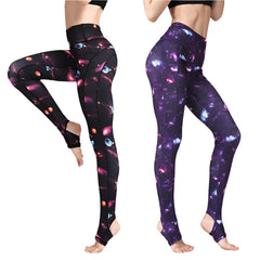 Cloud Hide Yoga Pants Flower Sports Leggings  High Waist Sexy Women Long Tights Running Trouser Workout Plus Size Tummy Control